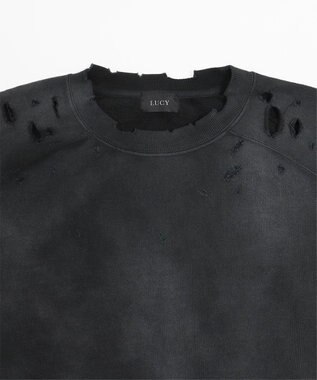 WEGO ショートダメージプルオーバー ブラックその他