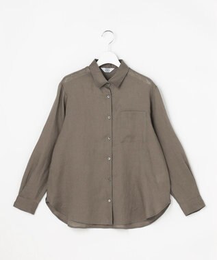 J.PRESS LADIES S 【WEB限定カラーあり・2way】リネン シャツ ブラウス