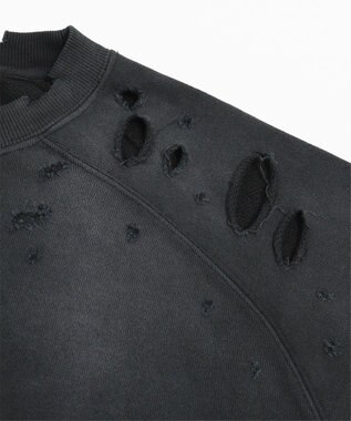 WEGO ショートダメージプルオーバー ブラックその他