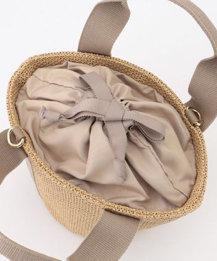 TOCCA 【WEB＆一部店舗限定】DANCING TOCCA SUMMER TOTE かごバッグ [新色]グレージュ系