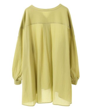 CRAFT STANDARD BOUTIQUE ジョーゼットスキッパーシャツ Yellow