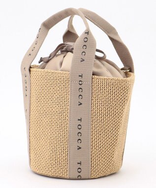TOCCA 【WEB＆一部店舗限定】DANCING TOCCA SUMMER TOTE かごバッグ [新色]グレージュ系