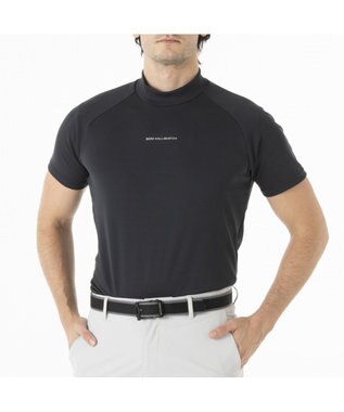 ZERO HALLIBURTON 【吸水速乾・抗菌防臭】 モックネックTシャツ ZHG-M5S5a 82949 ネイビー