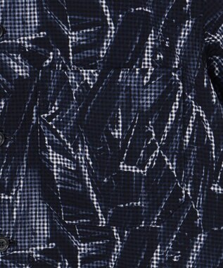 JOSEPH ABBOUD 【驚きの多機能】ライトウェーブ 半袖シャツ ネイビー系5