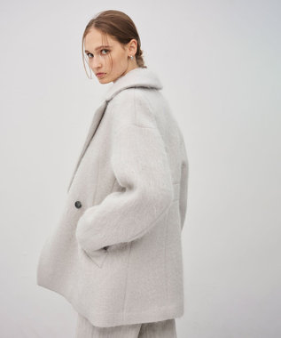 【uncrave WHITE】ウォッシャブル サスティナブルナイロン撥水コート uncrave WHITE】ウォッシャブル サスティナブルナイロン撥水