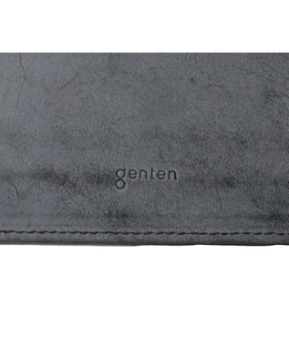 genten プレッソ 2つ折り財布 ブラック