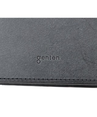 genten プレッソ 2つ折り財布 ブラック