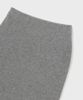 GRACE CONTINENTAL クーマラムニットスカート グレー