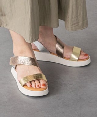 INTER-CHAUSSURES 【Oh my Sandals】クッションインソール厚底サンダル