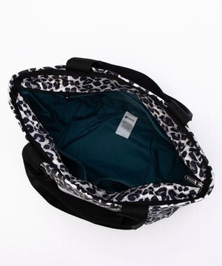 LeSportsac TWO HANDLE ZIP TOTE/ニュートラルレオパード ニュートラルレオパード