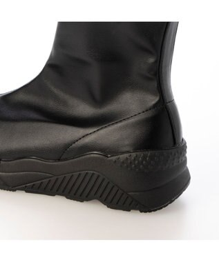 MODE ET JACOMO <noyau>軽量スニーカーショートブーツ ブラック