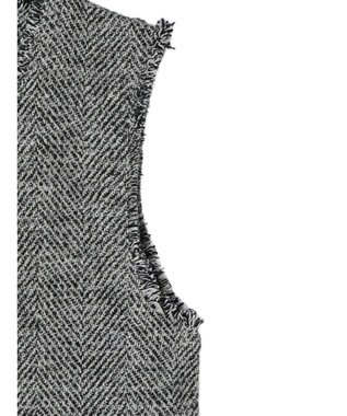 Green Parks ツイードベスト Gray