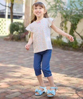 ANY KIDS 5分丈レギンス ネイビー