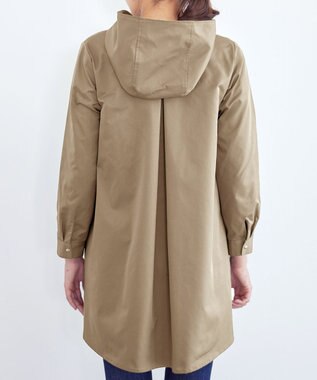 Tiaclasse 【洗える】ミドル丈マウンテンコート ベージュ