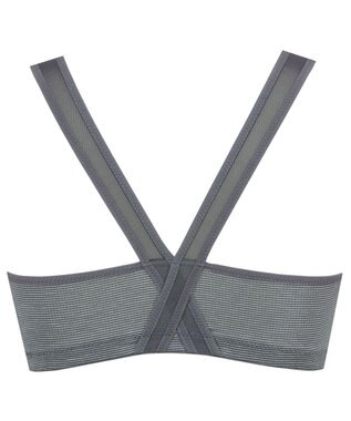 Wing ジュニア スポーツブラ Wing Teen よく伸びる生地で動きやすい 【ねおスポブラ】 【STEP3 まるみをおびてきた胸に】 小学生 中学生 ノンワイヤー 部活 RB2430 ウイング／ワコール グレー