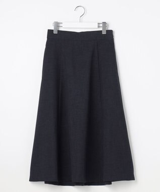 Feroux 【先行予約】パール釦ペプラムジャケット×スカート セットアップ ネイビー系