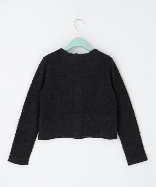 TOCCA 【洗える！】UNSNARL TWEED ニットカーディガン ブラック系