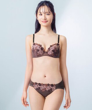 Wing 【ナチュラルアップブラ】 AA~Gカップ展開 ふっくら自然なまるみでバストアップ KB2060 ウイング／ワコール シナモンブラウン