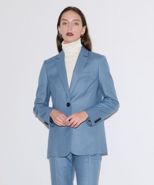 JOSEPH エアリーフランネル　ジャケット Cloudy Blue