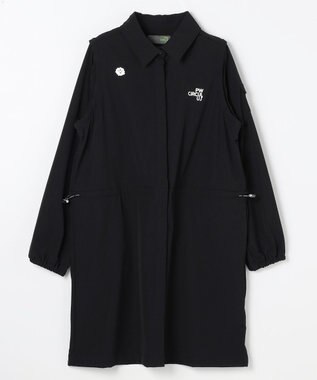 PW CIRCULUS 【着回し力2倍 / 2WAY】【WOMEN】袖2WAY デタッチャブルワンピース ゴルフウェア レディース ブラック系