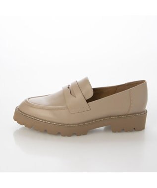 MODE ET JACOMO <MODE ET JACOMO>厚底コインローファー ベージュ