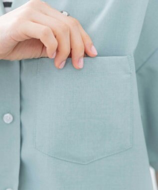 WEGO オープンカラーショートシャツ グリーン