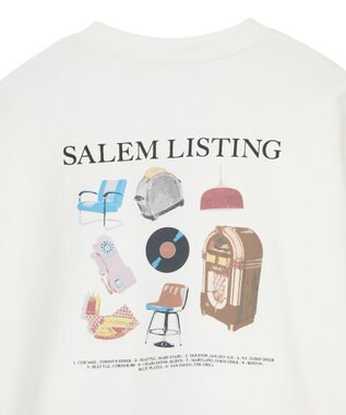 AMERICAN HOLIC Diner 裏毛プルオーバー Off White