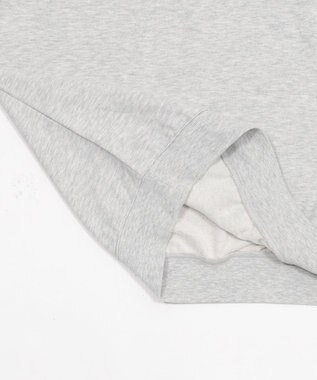 WEGO 【ユニセックス着用ITEM/SMLサイズ展開/裏起毛】ワンポイント刺繍プルパーカー アッシュグレー