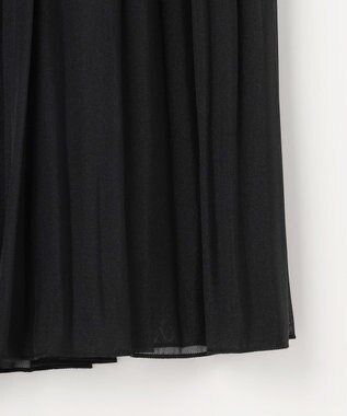 ANY SIS シャイニープリーツ スカート ブラック