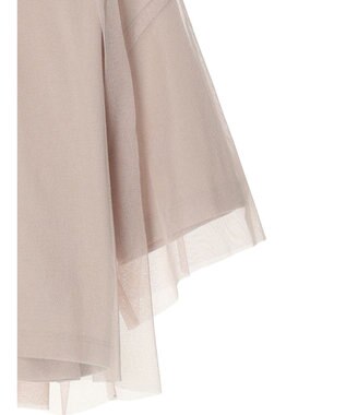 earth music&ecology チュールドッキングＴＥＥ Pink Beige