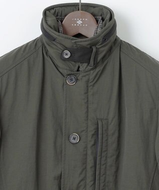 JOSEPH ABBOUD 【3WAY/撥水/INフード/ダウンライナー付】3ハイカウントツイル×パウダータフタ ダウン コート ダークブラウン系