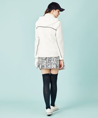 23区GOLF 【WOMEN】ニューヨークマップ柄 プリーツスカート ホワイト系5