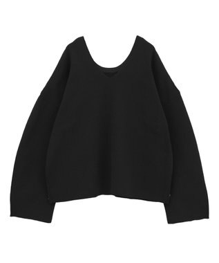 Green Parks ・ＥＬＥＮＣＡＲＥ　ＤＵＥ　２ｗａｙニットプルオーバー Black