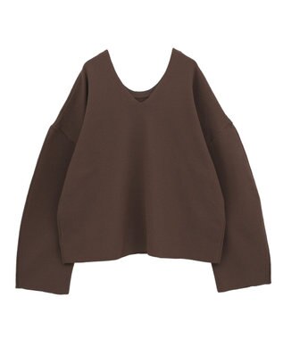Green Parks ・ＥＬＥＮＣＡＲＥ　ＤＵＥ　２ｗａｙニットプルオーバー Brown