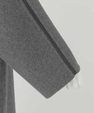 23区 【エステータ】MTRウールカシミヤリバー コート トップグレー系