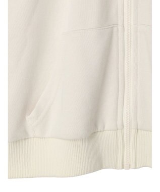 earth music&ecology パーカー付きミリタリーブルゾン Ecru