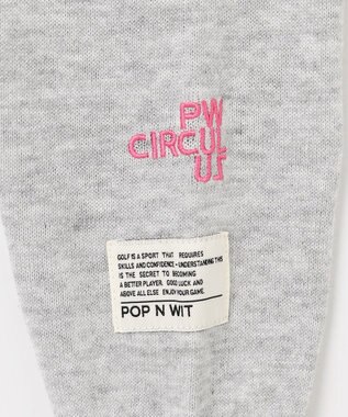 PW CIRCULUS 【WOMEN】Spark cat クルーネックニット ゴルフウェア レディース グレー系