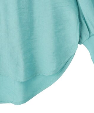 Green Parks リブドッキングシアーシャツ Blue