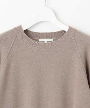 自由区 L ウールカシミヤブレンドラグランスリーブ ニット マルチボーダー