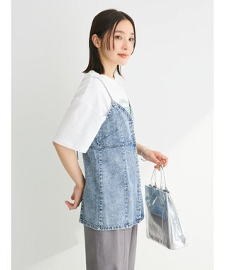 Green Parks ・ＥＬＥＮＣＡＲＥ　ＤＵＥ　デニムロングキャミ Light Indigo
