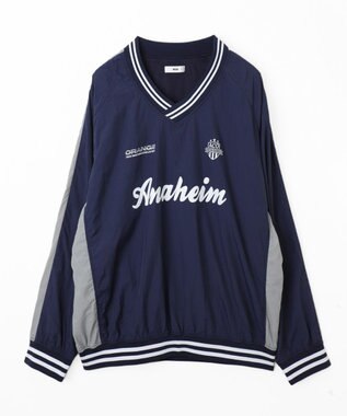 WEGO 【ユニセックス着用ITEM】ナイロングラフィックプルオーバー ネイビー