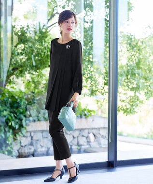 Tiaclasse ミニクリスタルブローチ シルバー