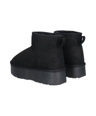 Bridget Birkin 【Bridget Birkin】スエード調ムートンブーツ ブラックスウェード