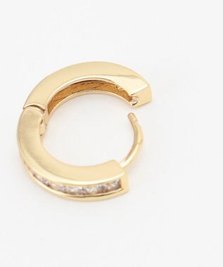 組曲 ストーンラインリングピアス ゴールド系