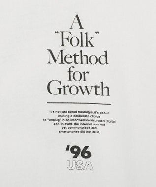 AMERICAN HOLIC BACK PHOTOプリントロンT Off White