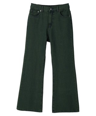 Green Parks ・ＳＵＧＡＲ　ＳＰＯＯＮ　カラーデニムフレアパンツ Green