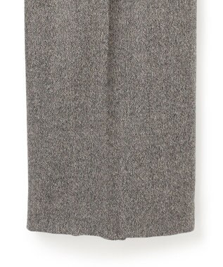 23区 S ラメミックスツイード タック ワイド パンツ モノトーン系