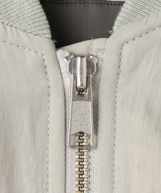 uncrave ヴィンテージタフタ MA-1 ライトグレー