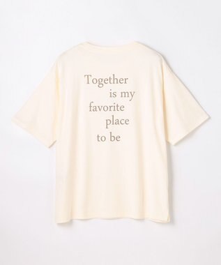 ANY ピグメントアソートロゴＴシャツ エクリュ