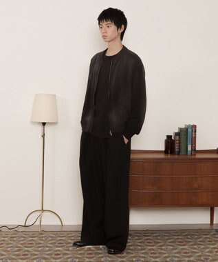 WEGO ブラストダブルZIPスウェットカーディガン ブラック